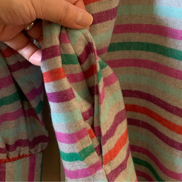 LANDS’END Flannel tunic NWOT - Picture 3 of 4